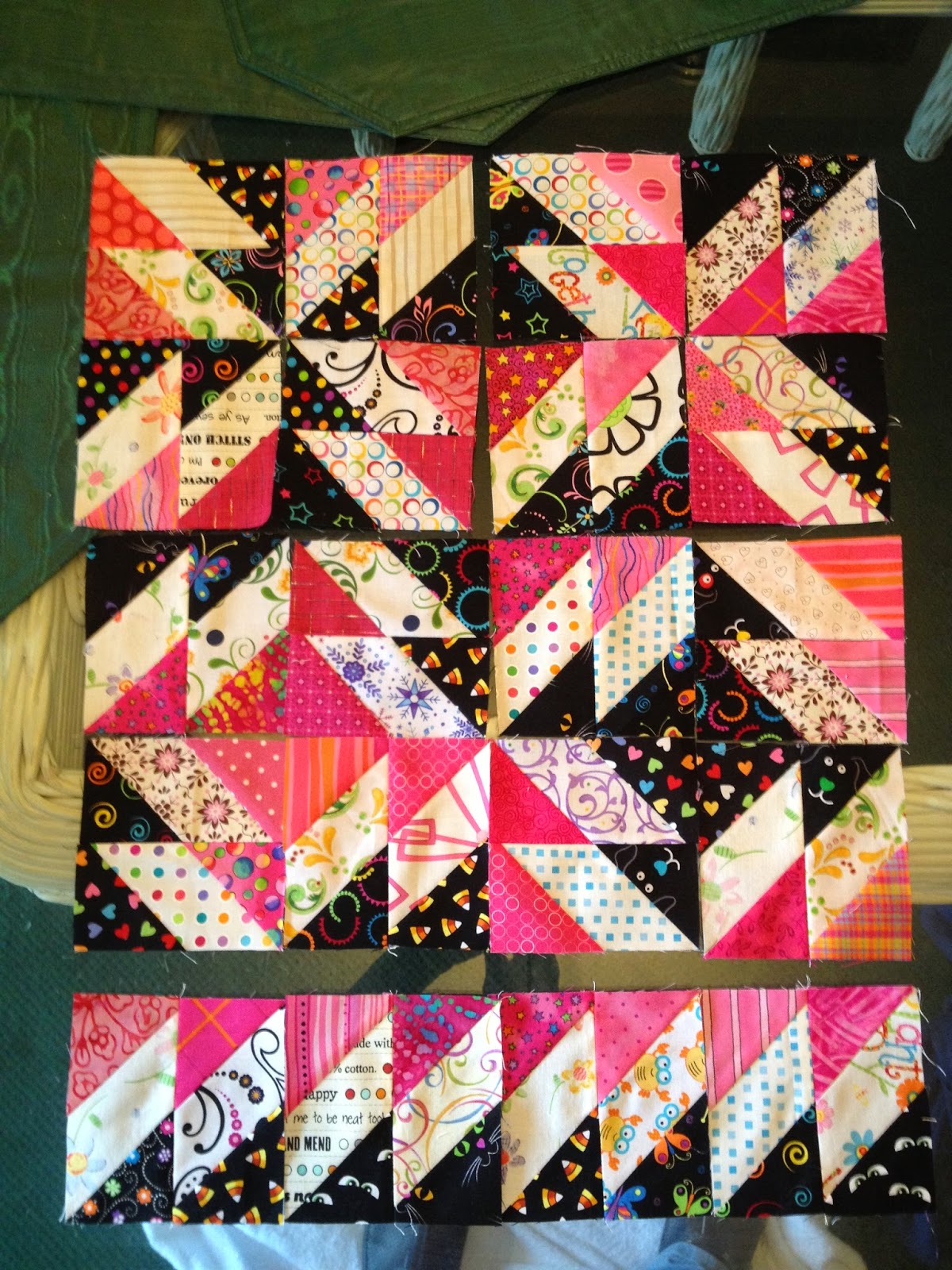 Susan's Quilt Creations Clue 5 from Pinehurst, NC