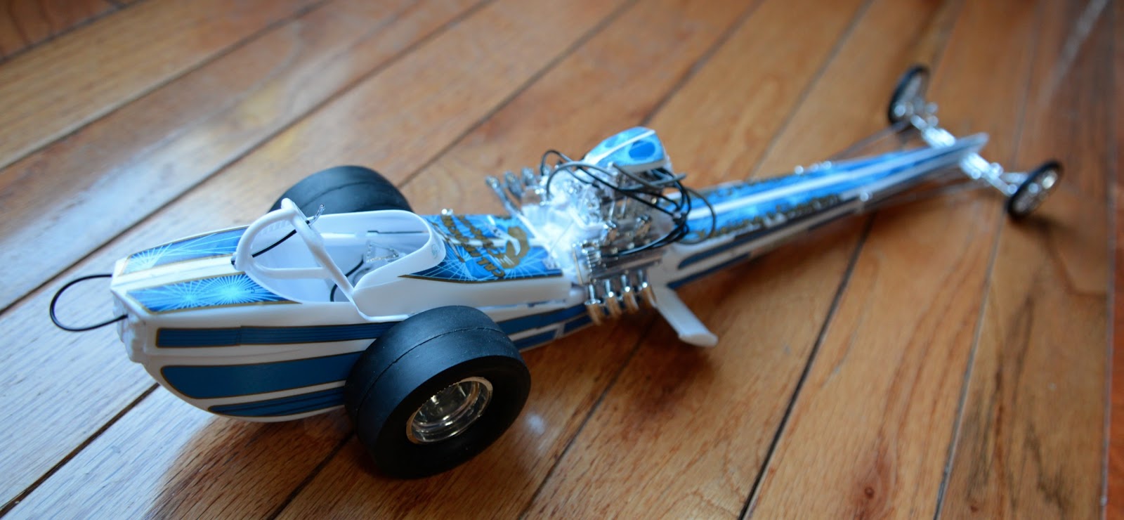 model cars: california charger dragster 1/16th scale