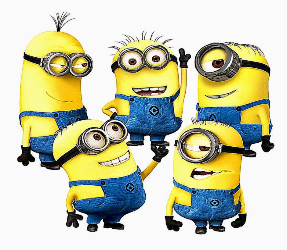 I Love Minion Wallpaper White