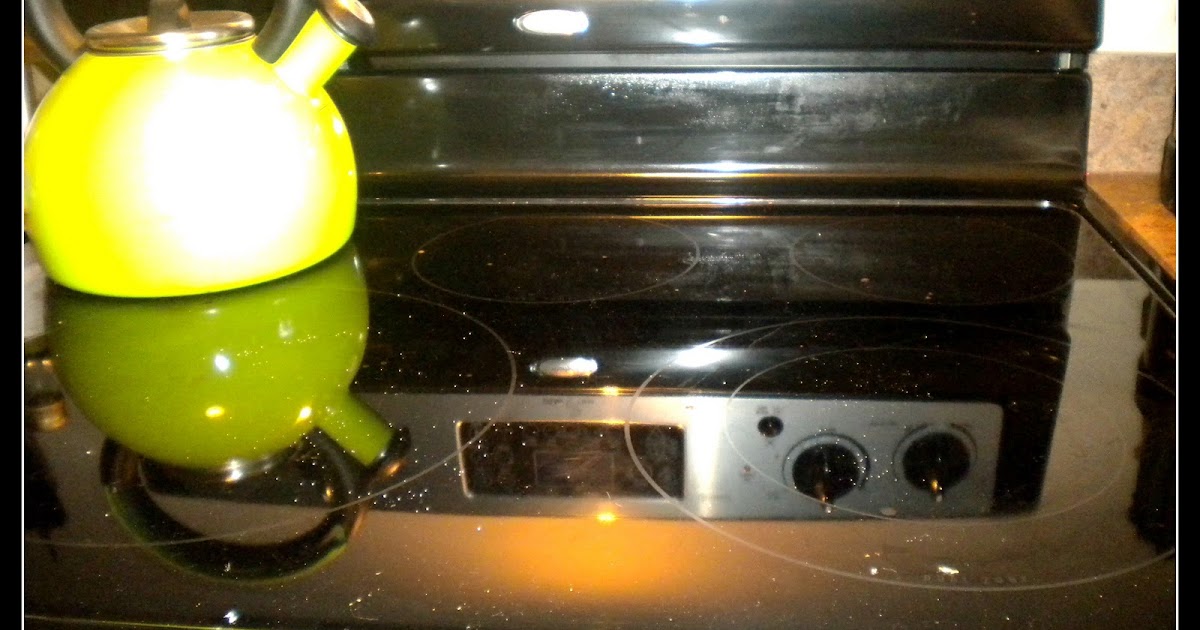 She's Perfectly Imperfect How to clean a glass cooktop