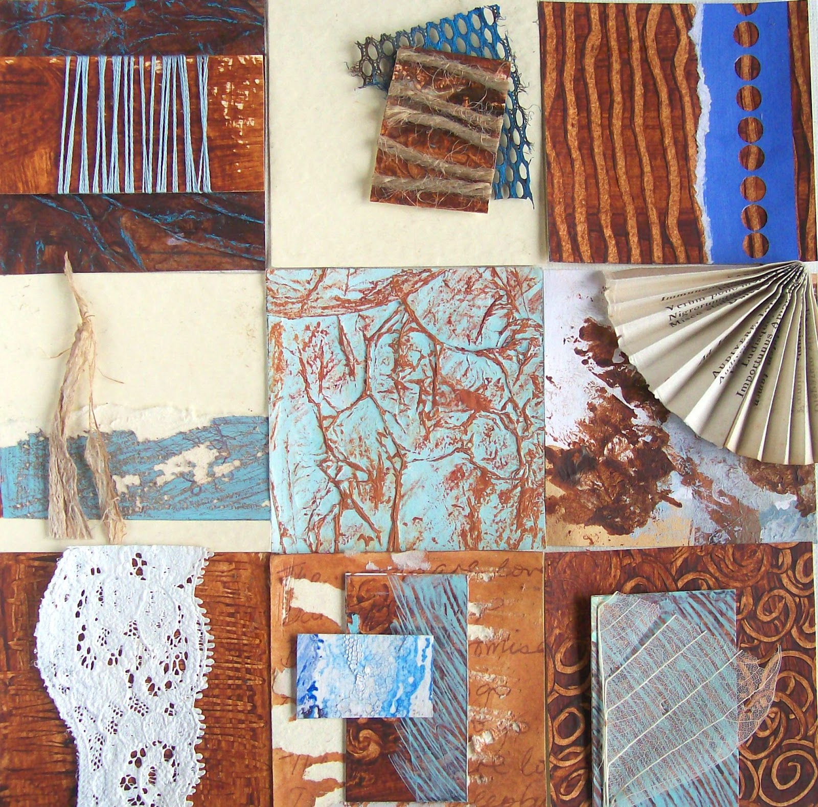 Artangel Creating texture with mixed media