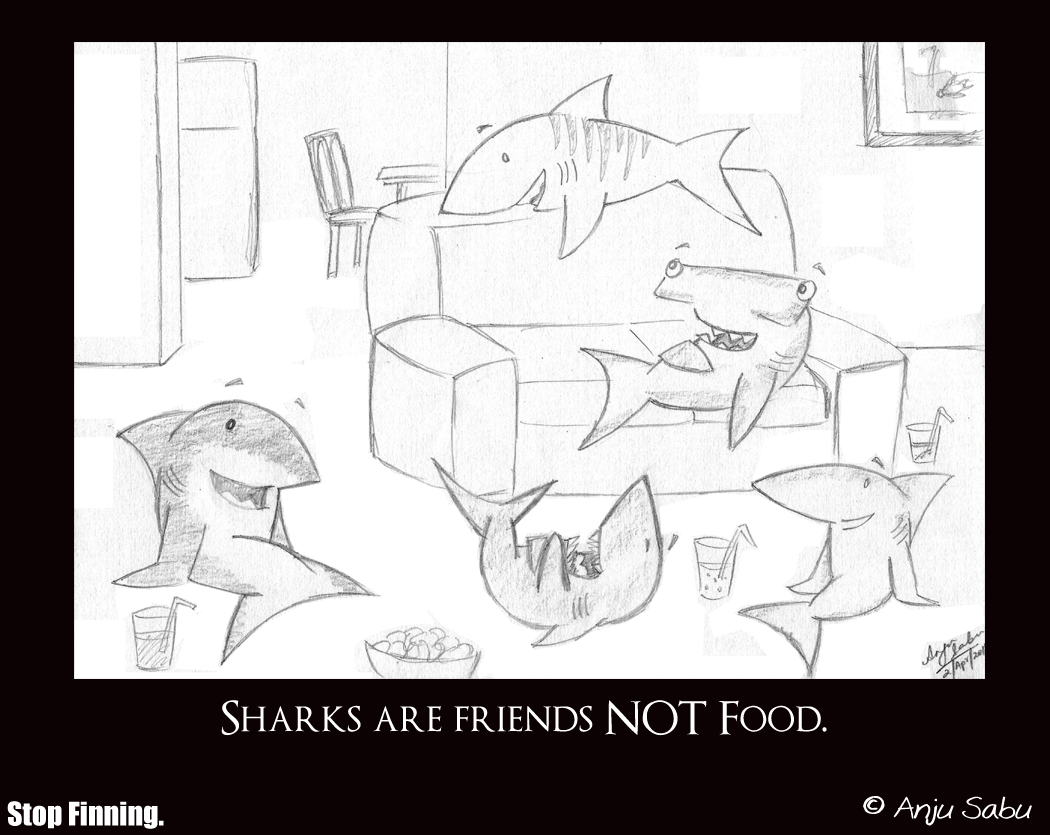 "Oh, Dakuwaqa!" - The Shark comics and cartoons: Sharks are friends not