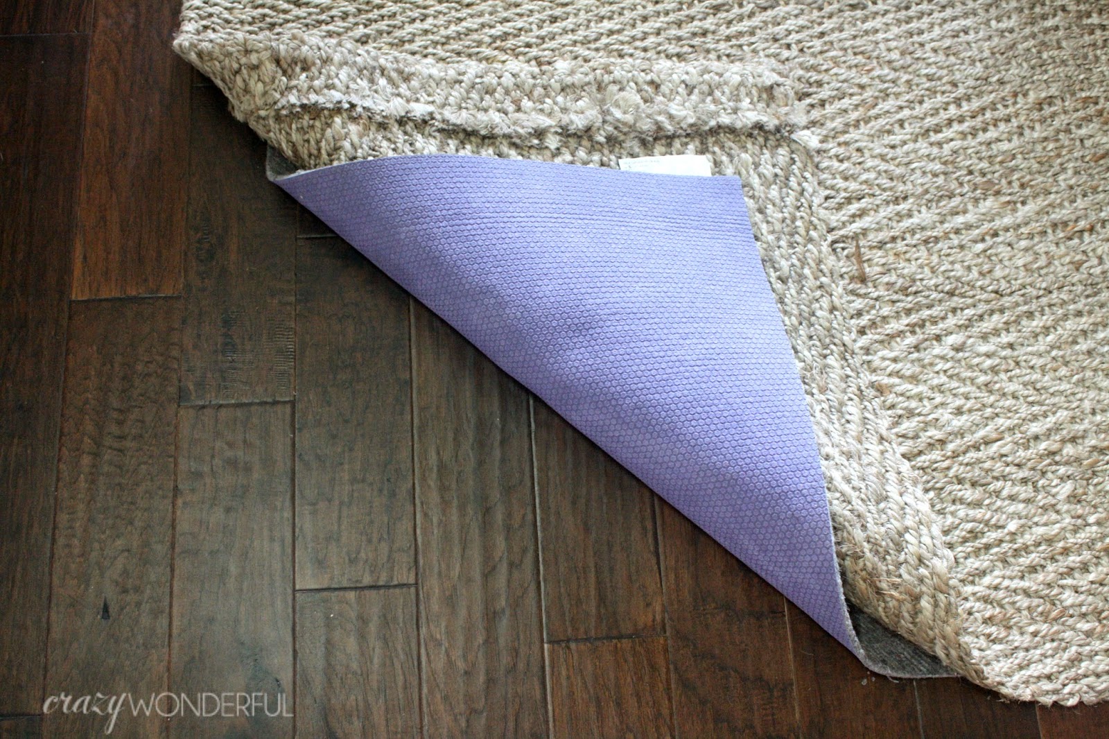 Rug Faq Pad Corner Review Crazy Wonderful I Ve Had This Pad Down For Almost Three Weeks Now And Have Not Once To Straighten It Or Worry About Our Dog Flipping The Edges Up You Guys