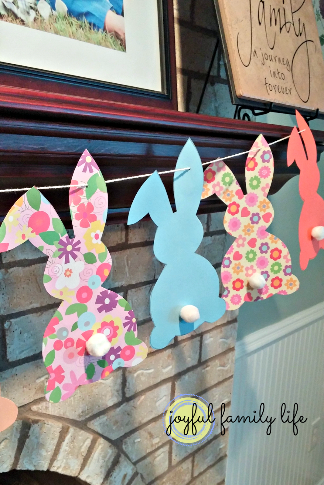 Joyful family life bunny banners Joyful family life bunny banners