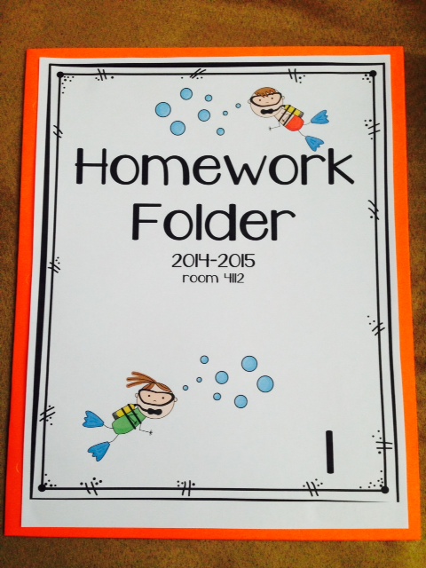 Hindi holiday homework cover page design image