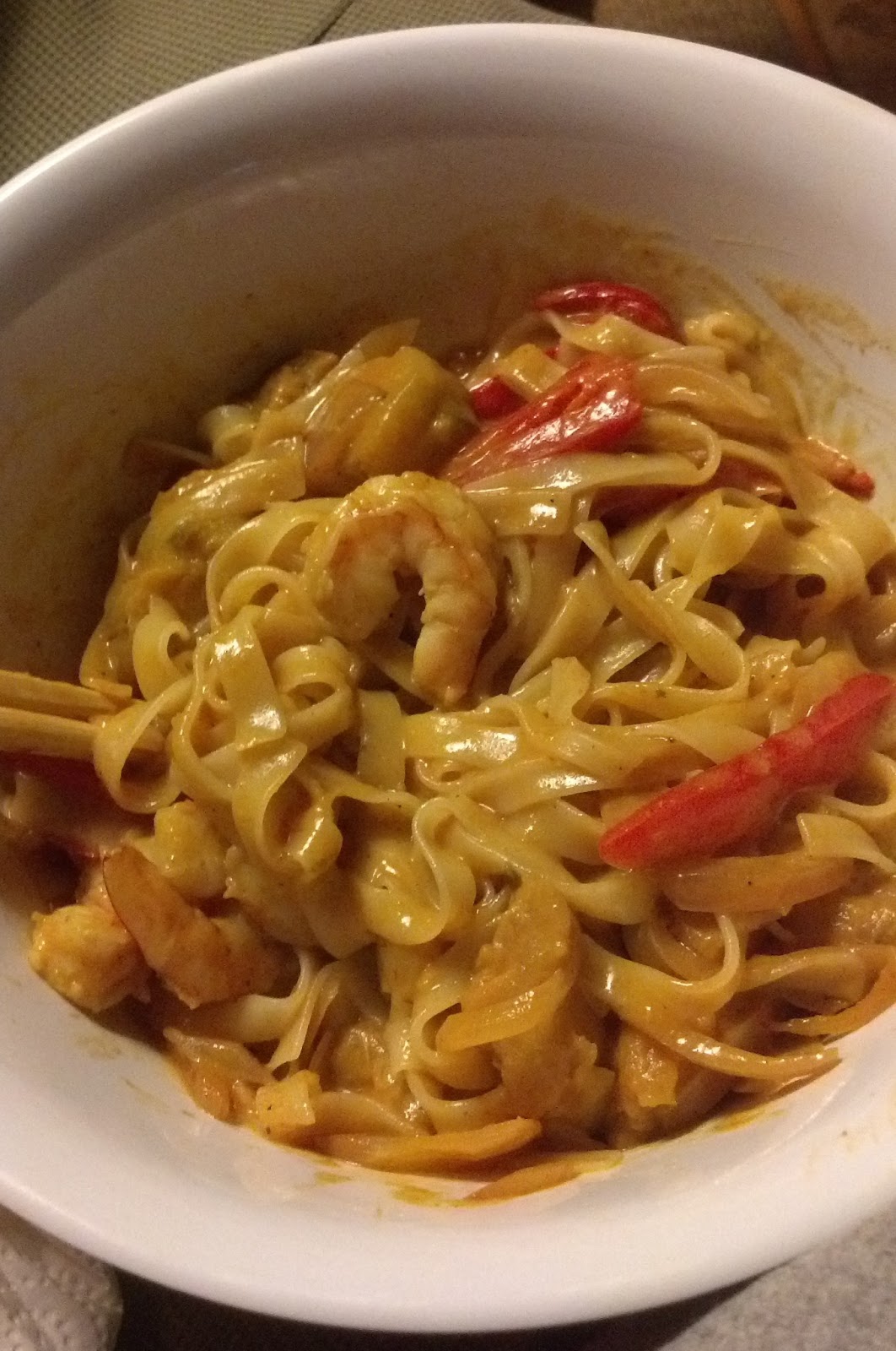 Irv's Place: Shrimp Curry Rice Noodles