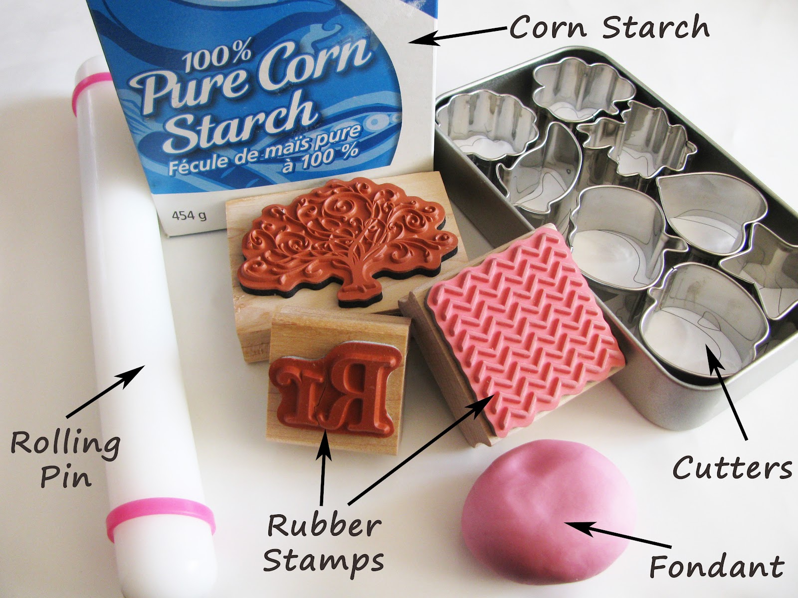 Sweets & Sprinkles Stamp Embossed Fondant Cupcake Decorations... Works