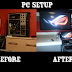 Andre Elvis Before and After Gaming Room Set-up