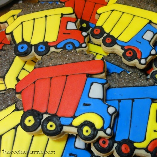Dump Truck Cookies -The Cookie Puzzle