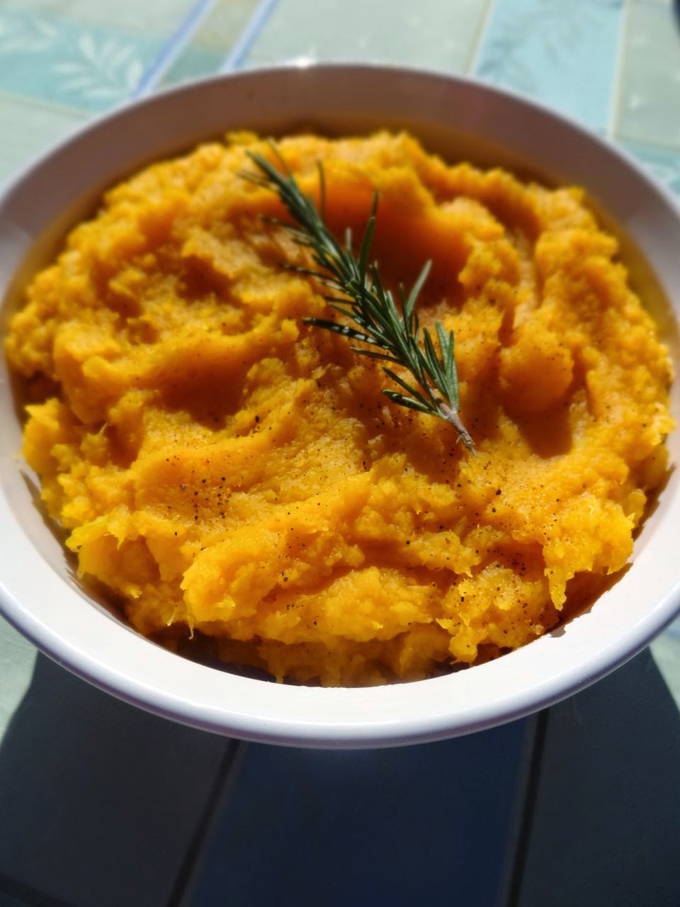 Scrumpdillyicious Butternut Squash with Butter, Nutmeg & Maple Syrup