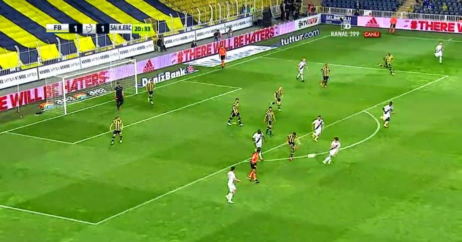 Fenerbahçe 11 SAİ Kayseri Erciyesspor GAZETE KAZAN