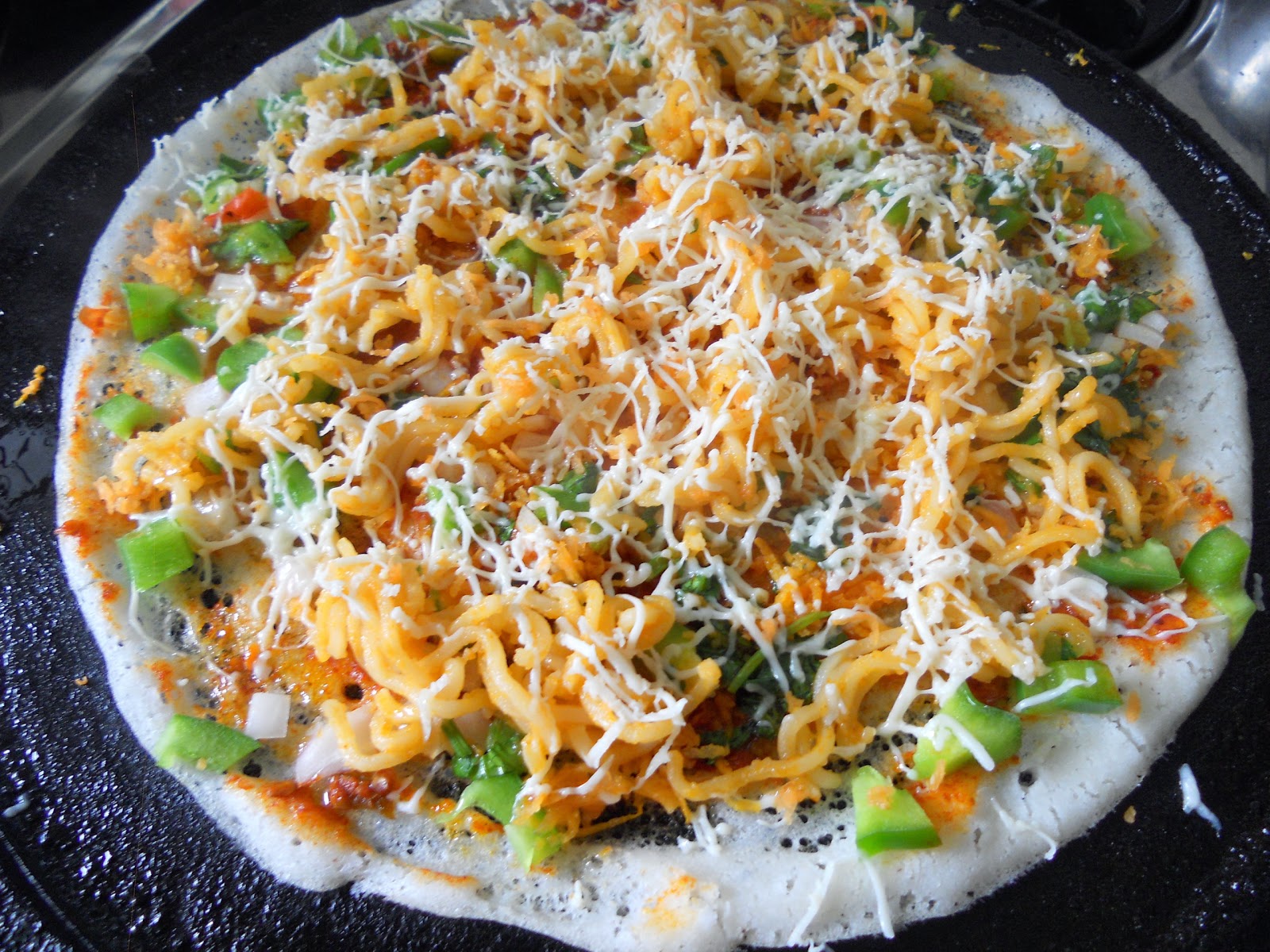 Schezwan Noodles Dosa Cooking Is Easy