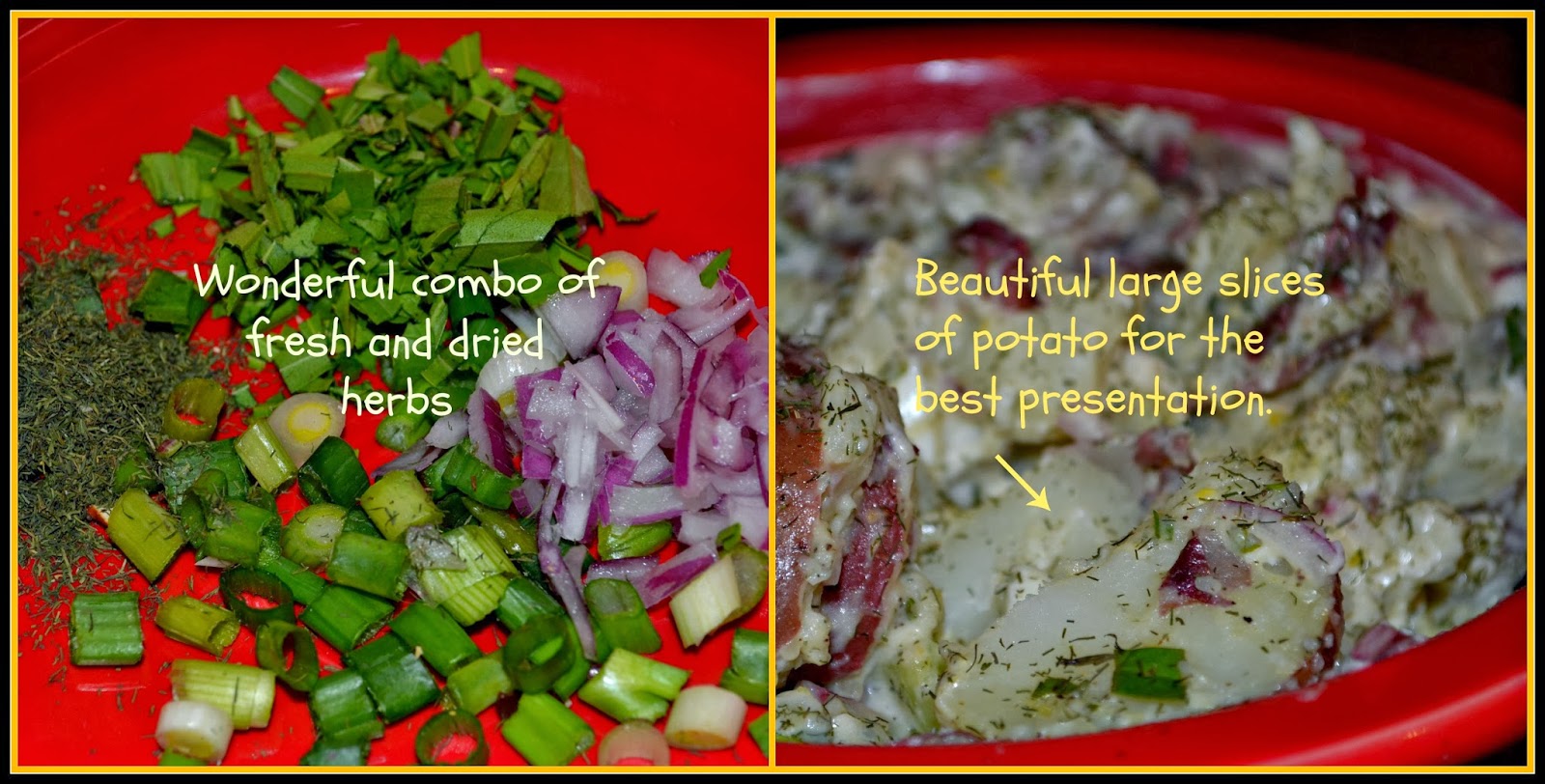 HealthyEatsGirl Tarragon Potato Salad