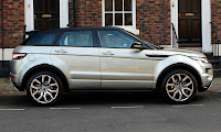 Land Range Rover Evoque Side Land Range Rover Evoque Side