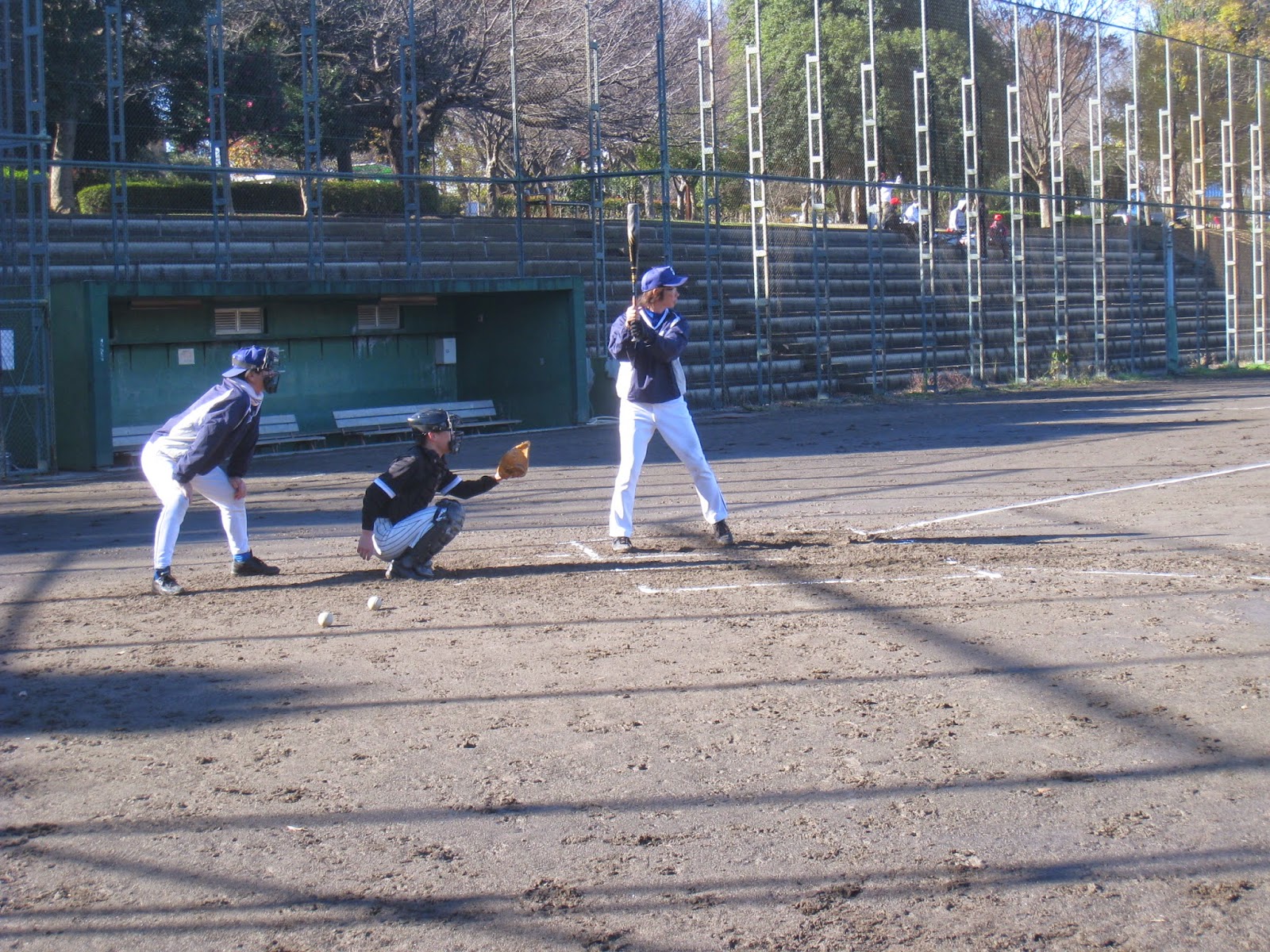 チーム 立野ダディーズ 大泉中央公園で軟式野球
