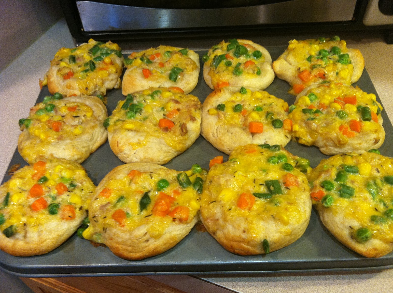 Living Sola Gratia Chicken Pot Pie Cupcakes