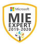 Microsoft Innovative Educator Expert MIEExpert 2019/2020