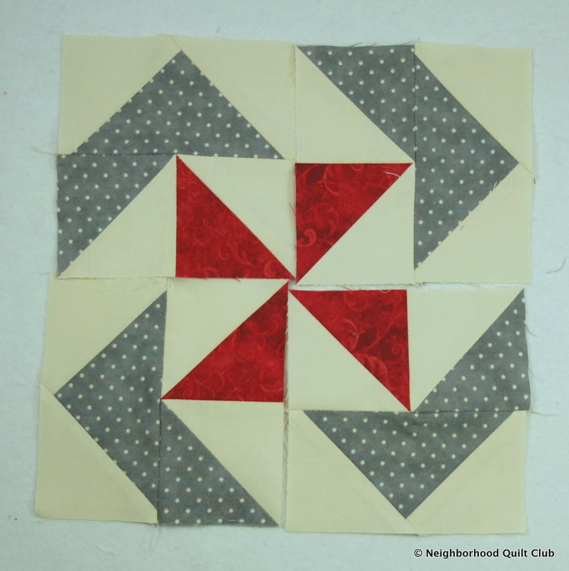 Neighborhood Quilt Club Yankee Puzzle Quilt Block Tutorial