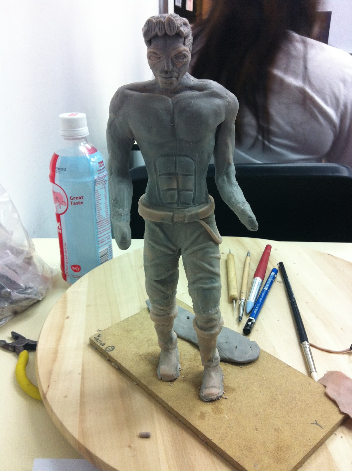 Elliyana's Game Design Blog! Clay Sculpting Done by Yours Truly