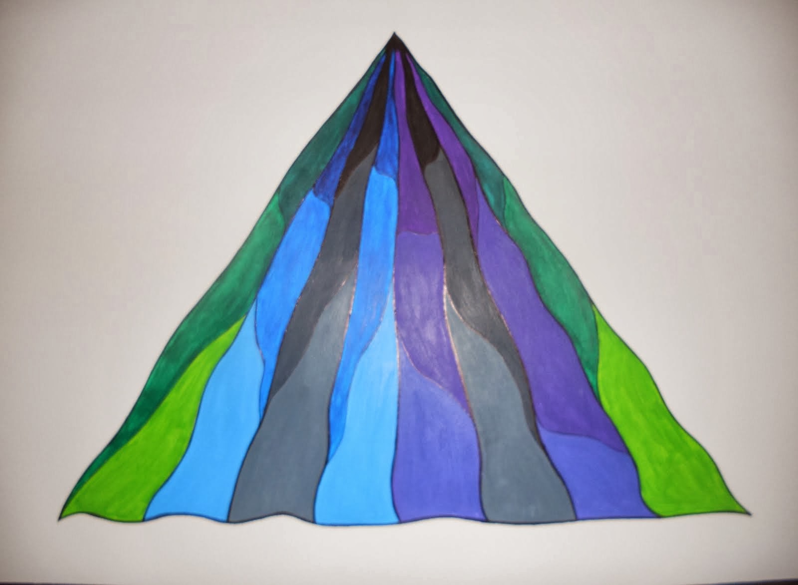 C3. A2: Trama triangular colores fríos