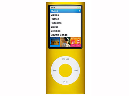 Samsung 2011: Ipod Nano 4th Generation yellow