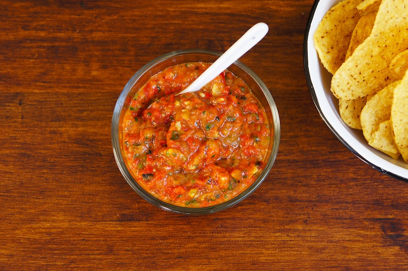 Roasted Sweet Peppers Salsa