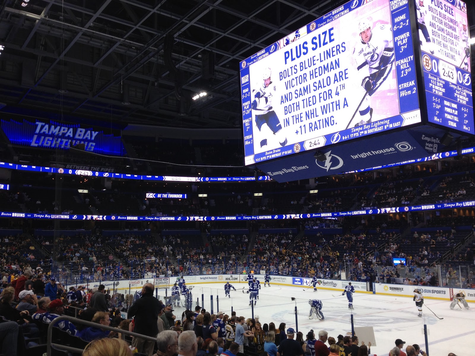 Smart Turf A Night at Tampa Bay Times Forum