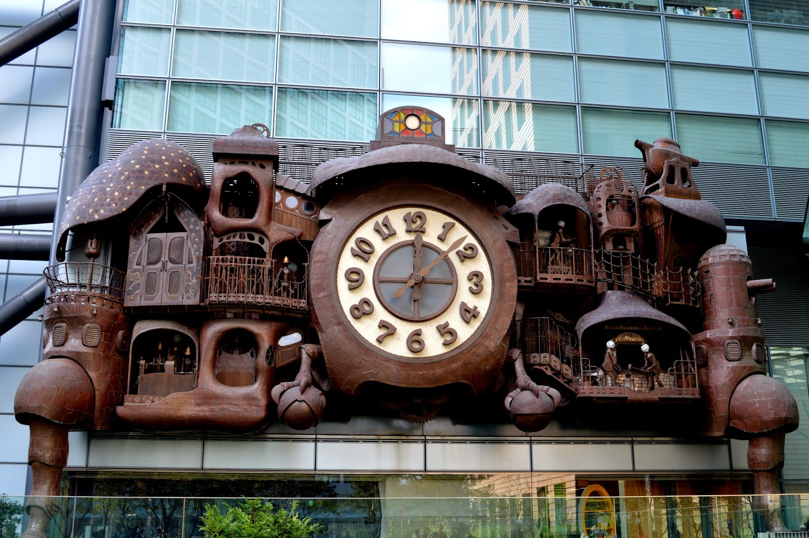 Tokyo Hayao Miyazaki's NITELE Really Big Clock The Cube