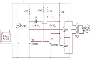 Rangkaian Inverter 30 Watt ~ Layout PCB | Rangkaian | SMK Teknik Audio