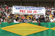 A pec 300 marcou presença no Desfile de 7 de Setembro no Sambódromo do Anhembi SP.