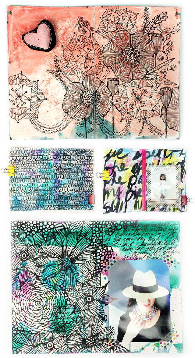 Balzer Designs: Art Journal Every Day: New Number Stamps