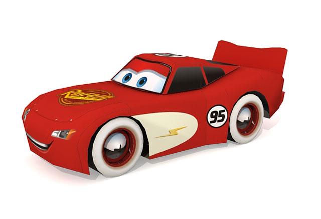 rayo mcqueen para armar
