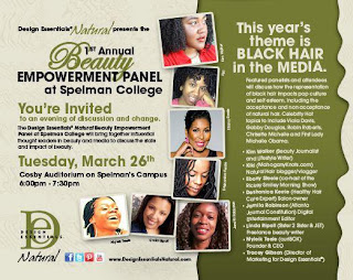 the 1st annual beauty empowerment panel at spelman college the panelist flyer