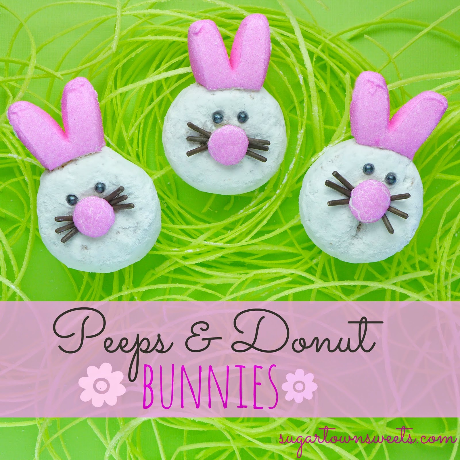 Sugartown Sweets Peeps and Donut Bunnies
