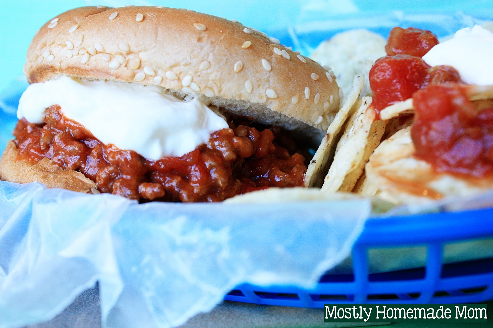 Salsa Sloppy Joes Mostly Homemade Mom
