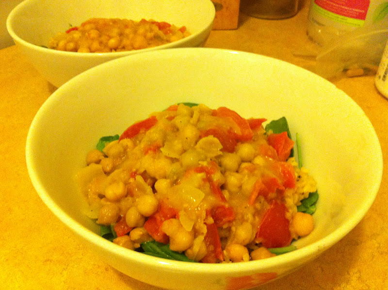 Vegucated in Vancouver Vegan MoFo Day 5 Chickpea vindaloo with mango and coconut milk