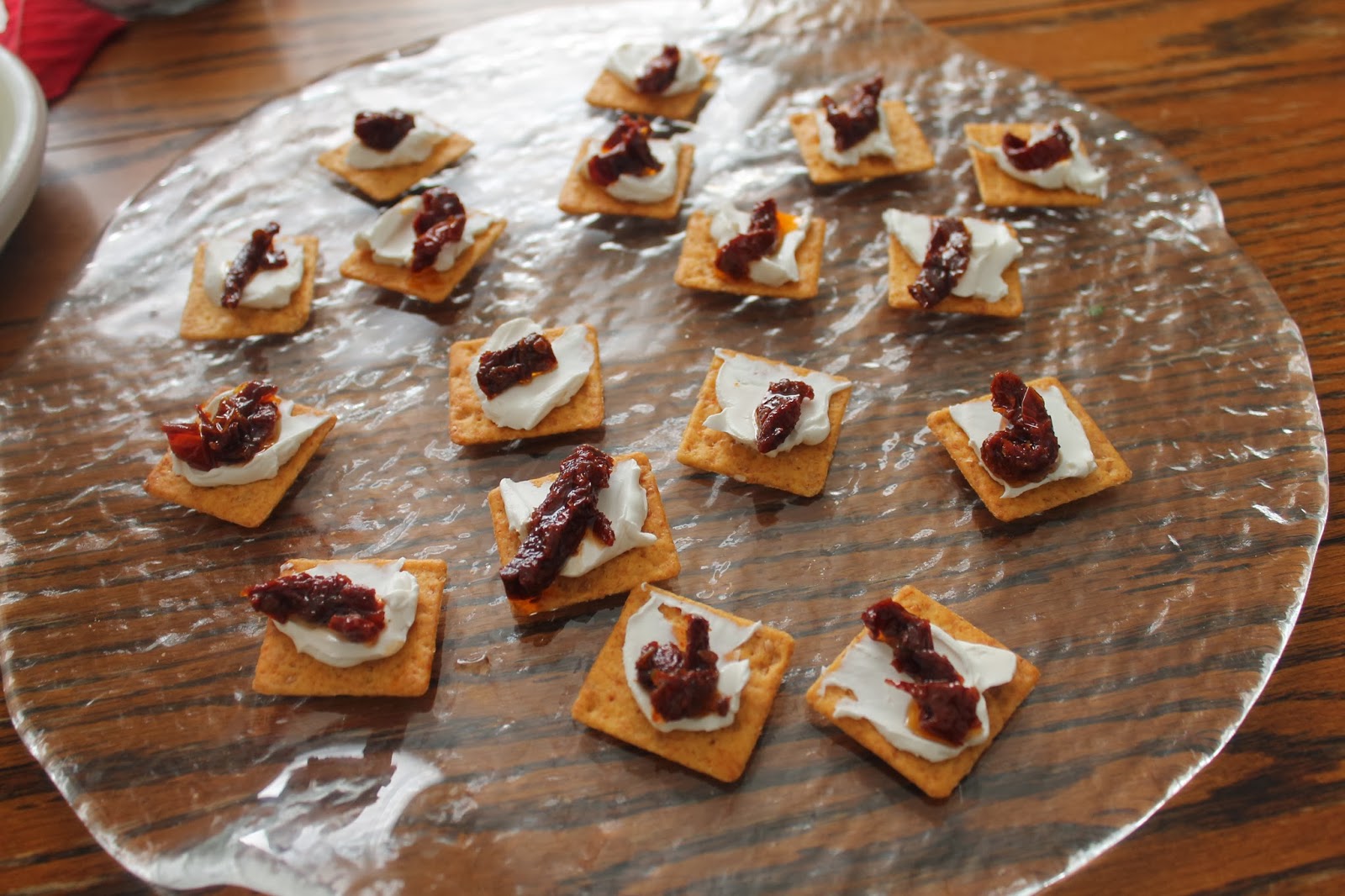 Sun Dried Tomato + Cream Cheese Crackers Flora Foodie