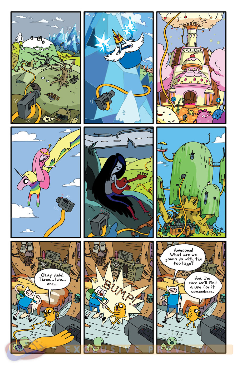 Flow Like Water Cartoon Adventure Time Comic 1 2