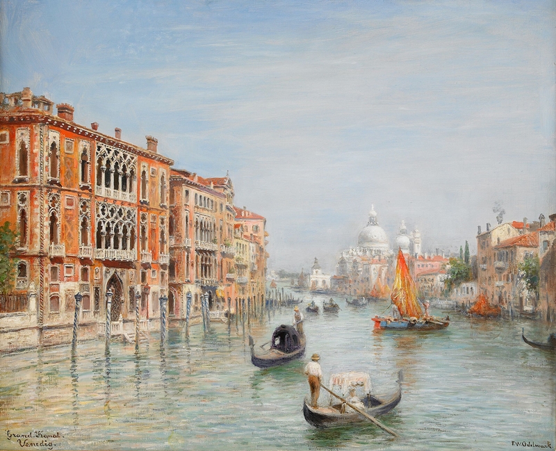 Frans Wilhelm Odelmark 1849-1937 | Swedish painter | Venedig