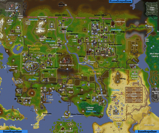 Runescape+world+map+2011
