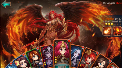 league of angels fire raiders characters