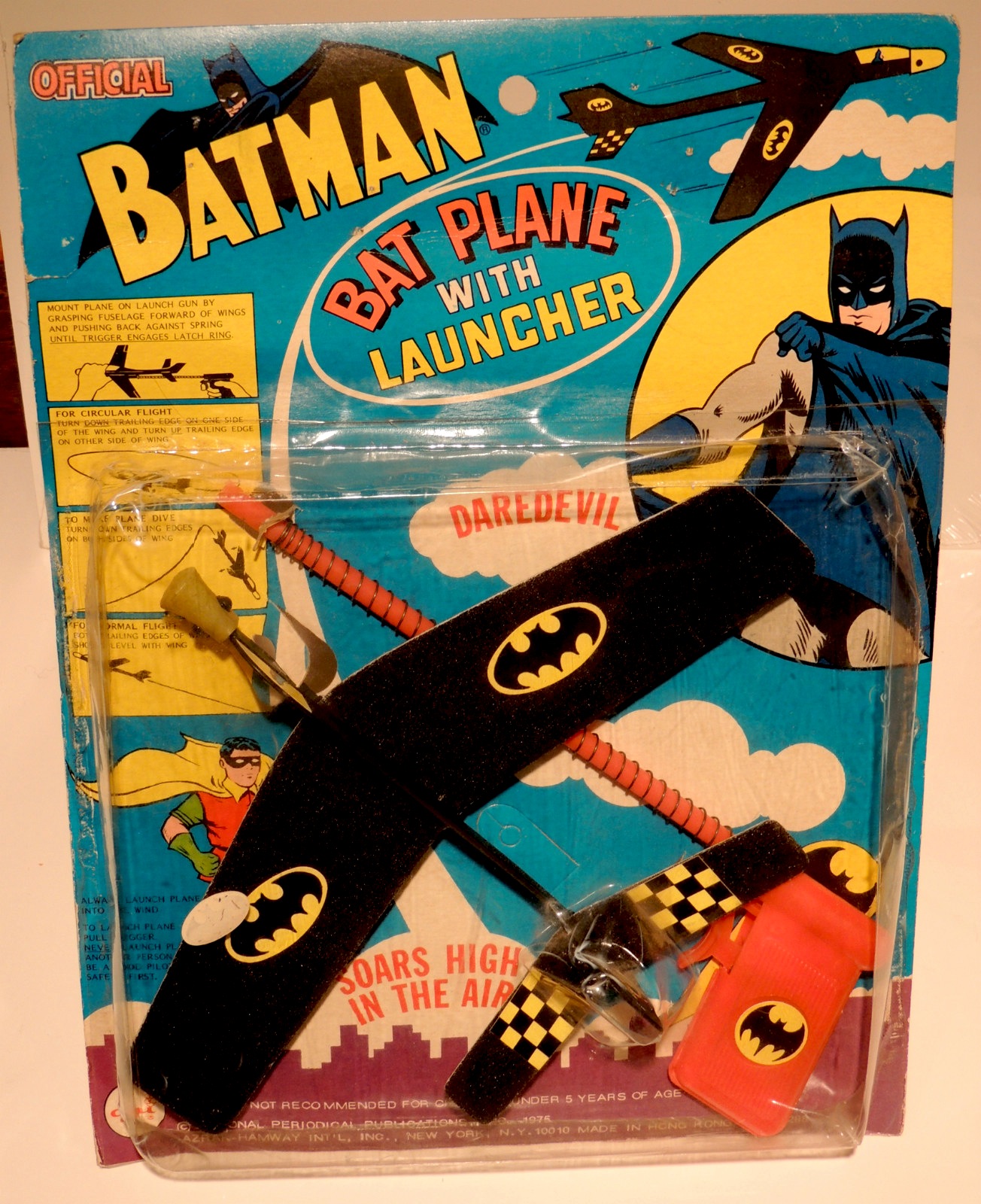 The Bat Channel! Vintage Batman bat plane with launcher