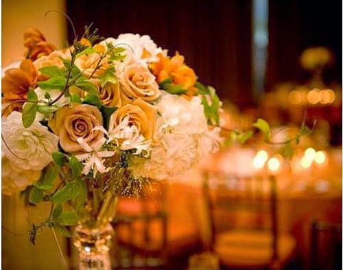 2014 Beautiful Fall Wedding Centerpieces by Azalea Floral Design