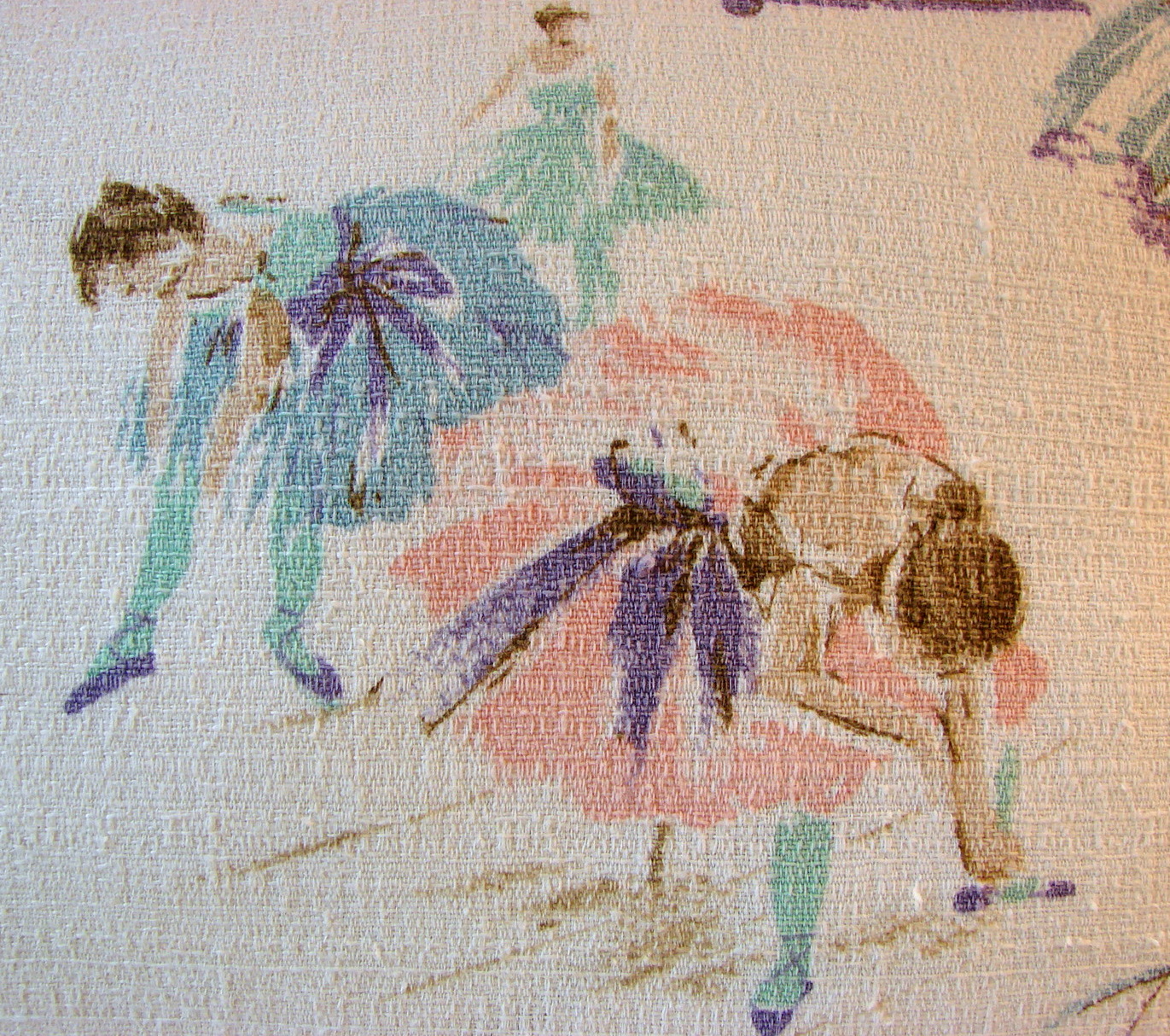 Custom Comforts Vintage Barkcloth Fabric