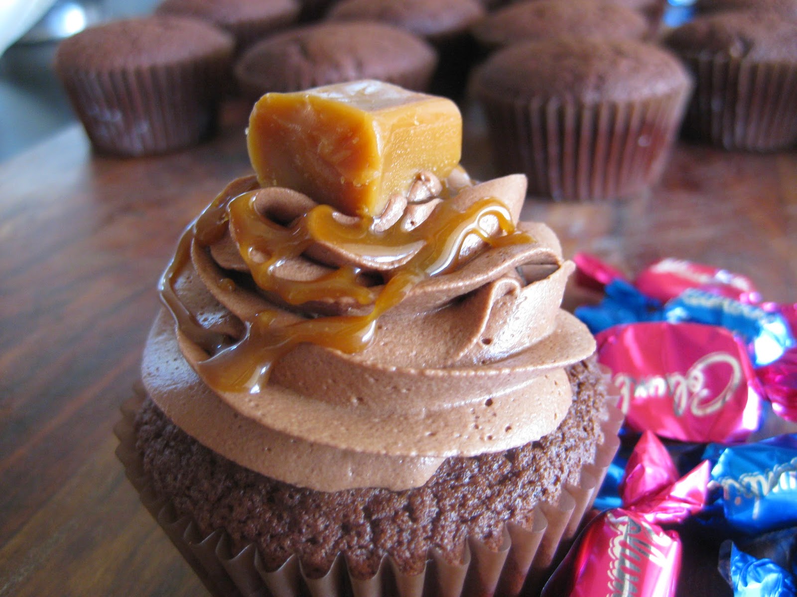 Cassie Cakes Dark Chocolate Cupcakes completed cupcakes Cassie Cakes Dark Chocolate Cupcakes completed cupcakes