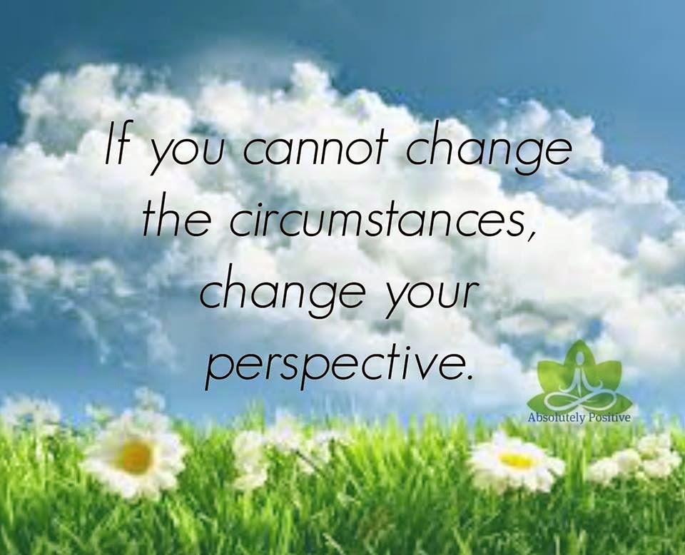 IF YOU CANNOT CHANGE THE CIRCUMSTANCES, CHANGE YOUR PERSPECTIVE. Quotes