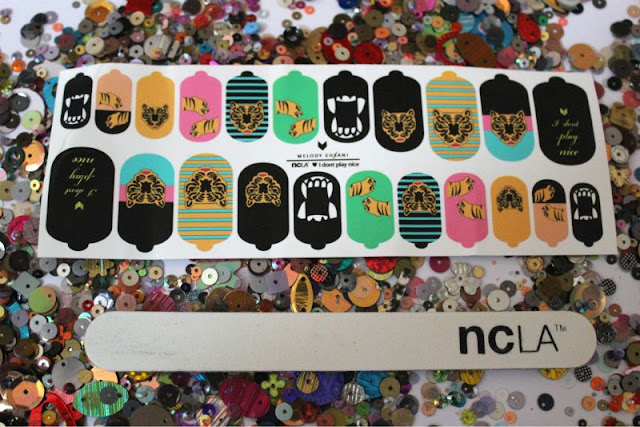 ncLA I Don't Play Nice Special Edition Nail Wraps Photo