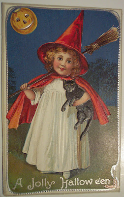 vintage Halloween postcard