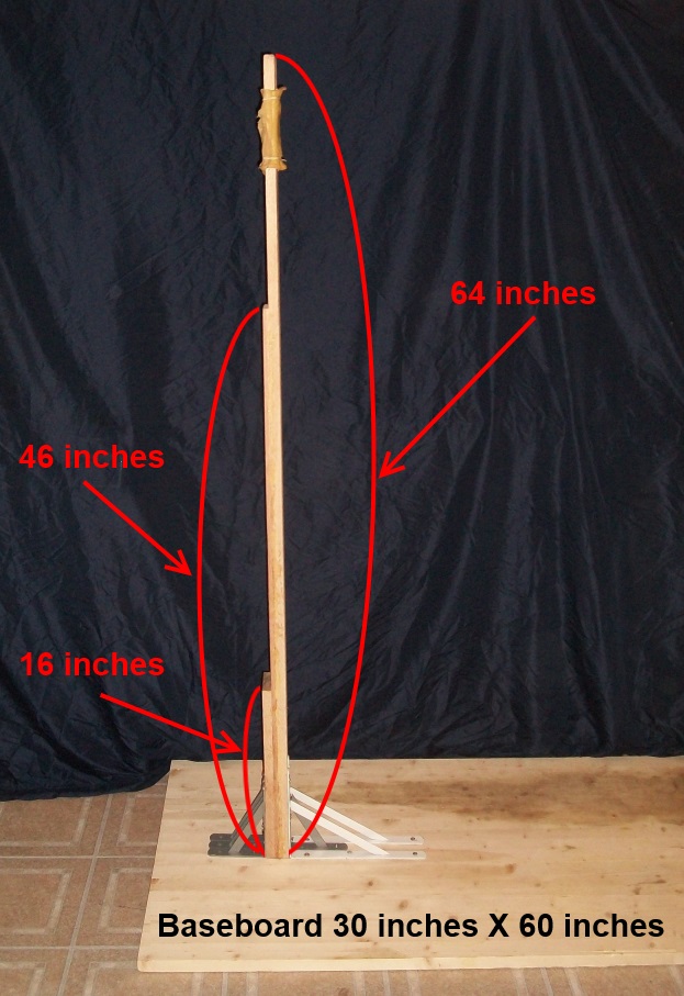 Ryukyu Martial Arts Moveable Indoor Makiwara Dimensions & Design