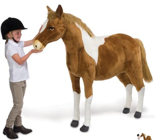 life size stuffed pony
